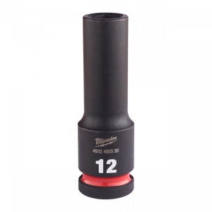 Cheie tubulara de impact 1/2" MILWAUKEE SHOCKWAVE™ IMPACT DUTY - lungi 12 mm L78mm