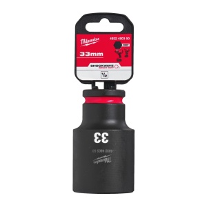 Cheie tubulara de impact MILWAUKEE 1/2" SHOCKWAVE™ IMPACT DUTY - lungi 33 mm L78mm - Img 2