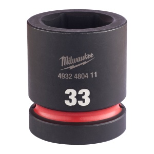 Cheie tubulară de impact MILWAUKEE ShW 1", scurtă - 33mm L19.1mm