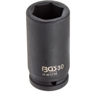 Cheie tubulara lunga de impact, 30mm, 3/4"