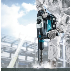Ciocan rotopercutor Makita LXT 2x18V, SDS-MAX, 8,0 J, livrat cu 2 acumulatori 5,0Ah - Img 3