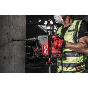 Ciocan rotopercutor SDS-Plus 32 mm cu 4 funcții M18 FUEL™ cu ONE-KEY™ și mandrină FIXTEC™ M18 ONEFHPX-552X, echipat, 2 baterii, incarcator, valiza, 5 jouli - Img 10