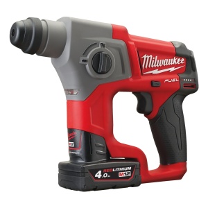Ciocan rotopercutor SDS-Plus Milwaukee M12 CH-402C, 1.1 jouli, livrat cu acumulatori, valiza, 2 functii, alimentare cu acumulator - echipat - Img 14