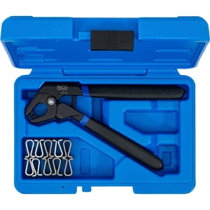 Cleste de fixare cu set cleme, 11 piese - Img 3