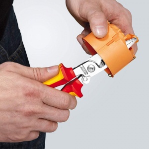 Cleste electrician cu 6 functii, mecanism blocare, izolat 1000 V, KNIPEX, 200 mm - Img 4
