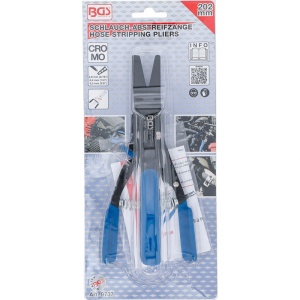 Cleste pentru demontat furtunuri, cu blocare, 202 mm, BGS - Img 2