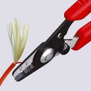 Cleste pentru dezizolat cabluri din fibra optica, KNIPEX, 130 mm - Img 5