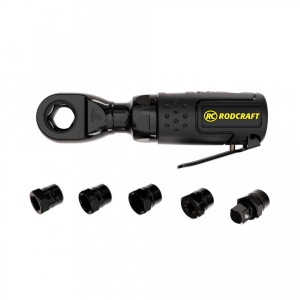 Clichet pneumatic multifunctional 3/8" si 1/4" (10, 12, 13, 17 mm) cuplu maxim 50 Nm, Rodcraft RC3202 - Img 4