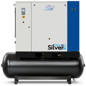 Compresor cu surub si uscator NEW SILVER+D 30/500, 8 bar - Img 2