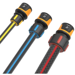 Conector furtun STOP 1/2-5/8" (13-15 mm), Fiskars, din plastic - Img 3