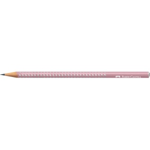 Creion grafit B rotund sparkle rose 2021 Faber-Castell - Img 2