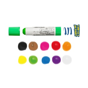 Creion-tempera Temperello Fabric Carioca 10/set - Img 2