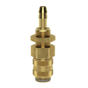 Cupla rapida mini mama Ludecke ESM_4_TSV, DN 5, furtun 4 mm