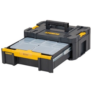 Cutie organizator cu 1 sertar Dewalt DWST1-70705, TSTAK III, 430 x 315 x 180 mm, 9 L - Img 3