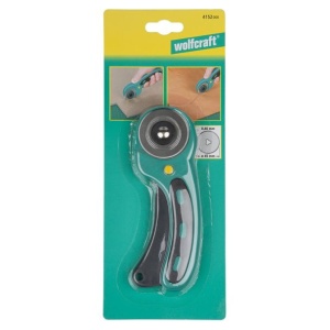 Cutit cu lama rotunda Wolfcraft 4152000, pentru piele, hartie, tesaturi sau altele - Img 3