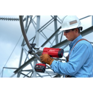 Cutter hidraulic pentru cablu cu acumulator Milwaukee M18 HCC45-522C, taie cablu ACSR și ACSS de până la ∅ 44 mm, livrat cu acumulatori, valiza - Img 10