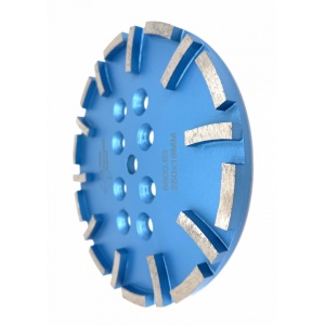 Disc cu segmenti diamantati pt. slefuire pardoseli - segment fin - Albastru - 250 mm - prindere 19mm - DXDY.8500.250.63 - Img 3