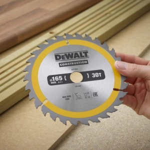 Disc Dewalt DT1935 pentru fierastrau circular, D 165x20x2.4 mm, 30 dinti, pentru utilizare generala, seria Dewalt Construction - Img 3