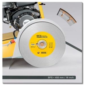Disc diamantat pentru asfalt Wacker Neuson BFS ASFALT 450, 450x25.4x8 mm - Img 3