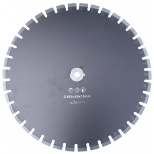 Disc DiamantatExpert pt. Caramida, Poroton, Mat. Constructii 650x60 (mm) Profesional Standard - DXDY.CP15.650.60 - Img 1