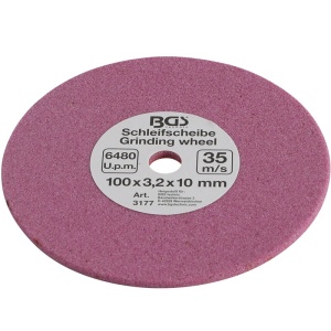 Disc pentru masinile de ascutit lanturi, Ø 100 x 3,2 x 10 mm - Img 2