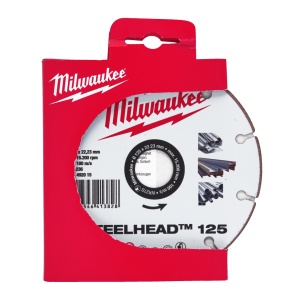 Disc Premium STEELHEAD™ 125 x 22.23 mm cu lățime de tăiere de 2.8 mm, este potrivit pentru oțel, oțel inoxidabil și pentru beton armat puternic. - Img 2