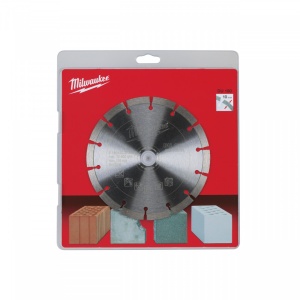 Discuri diamantate DU Milwaukee, disc generalist pentru materiale constructii (Diametru interior disc (mm): 22.23, Tip: DU 180, Diametru disc (mm): 180, Înălțime segment (mm): 10) - Img 2