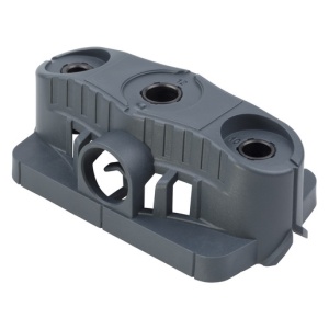 Dispozitiv de ghidare pt gaurire cu burghie de maxim 35 mm si adaptori de biti pana la 10 mm Wolfcraft 4686000 cu nut in V pt fixare pe piese de lucru rotunde - Img 2