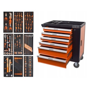 Dulap de scule profesional cu 6 sertare, 144 buc - Img 1