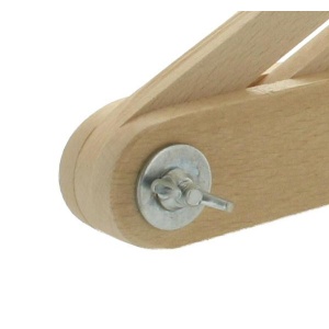 Echere reglabile din lemn de fag - 30 cm - Img 2