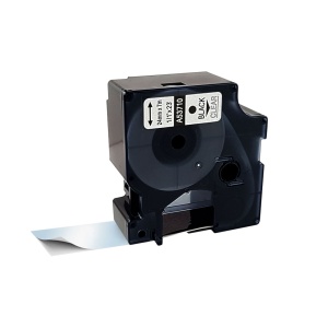 Etichete 24mm x 7m negru transparent compatibile Dymo S0720920 53710, pentru gama Dymo Labelamanger - Img 1