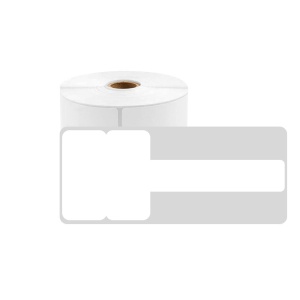 Etichete cablu stegulet T 38 x 25 mm + 30 mm plastic alb pentru imprimanta AIMO Phomemo M110 M200 M220 125 etichete