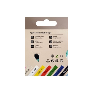 Etichete cu sclipici AIMO color pop 12mm x 3m, negru auriu, AIMO D1600, PR3D81 - Img 3