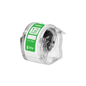 Etichete in rola Brother CZ-1002, 12mm x 5m, cu tehnologie Zink Zero Ink, full color, pentru imprimanta termica Brother VC-500W, originale, CZ1002