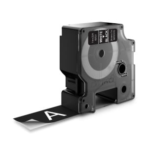 Etichete standard 24mm x 7m alb negru DYMO LabelManager D1 S0721010 53721 - Img 1
