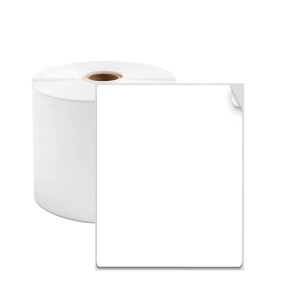 Etichete termice 40 x 80 mm plastic alb pentru imprimanta AIMO Phomemo M110 M200 M220 90 etichete - Img 1