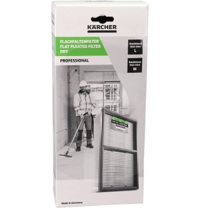 Filtru plan cu pliuri, clasa M, pentru Karcher NT65/2 Eco si NT 55/2 Tact² Me I - Img 2