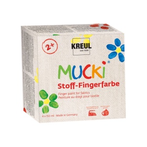 Finger paint textile Mucki 150 ml 4/set