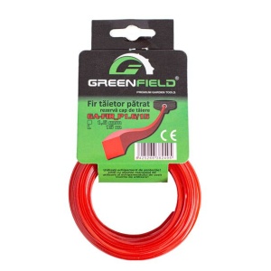 Fir nailon Greenfield GA-FIR_P1. 6/15, profil patrat 1. 6 mm, 15 m / G-T550 - Img 1