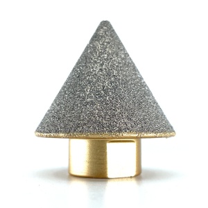 Freza diamantata conica pt. rectificari in placi ceramice, piatra, 2-38mm - DXDY.FCON.2-38