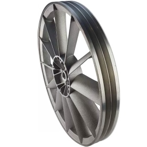 Fulie D=430mm, 2 canale V, aluminiu, FIAC - Img 3