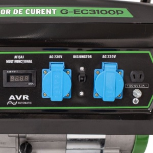 Generator de curent pe benzina Greenfield G-EC3100P, portabil, monofazat, 2.3 kVA, 2.3 kW, bobinaj alternator cupru - Img 8