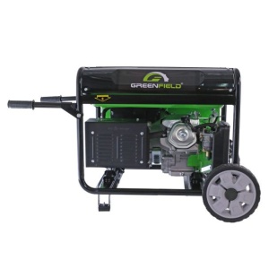 Generator de curent pe benzina Greenfield G-EC6600PEW, portabil, pornire electrica, monofazat, 5.5 kVA, 5.5 kW, roti de transport - Img 5
