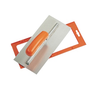Gletiera cu montura de aluminiu, lama INOX tesita, maner banana - 280×120