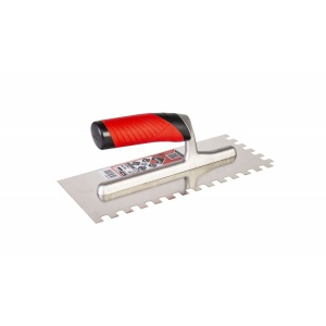 Gletiera dintata cu maner Rubiflex 28cm, 10x10mm - RUBI-74941 - Img 2
