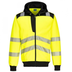 Hanorac cu fermoar PW3 Hi-Vis PW327 - Img 1