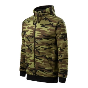Hanorac pentru bărbaţi, Camo Zipper, 300 g/m² C19 - Img 3