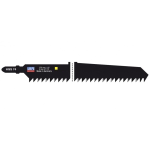 HGS 74 Panza HCS/CV pentru fierastrau vertical, prindere T, pentru lemn / 5 bucati, DIM 250 x 19 x 1.27 mm