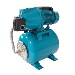 Hidrofor cu pompa autoamorsanta Wasserkonig WKE8-50/19H, fonta, putere 1100 W, debit 3600 l/h, inaltime refulare 50 m, vas de expansiune 19 litri - Img 2