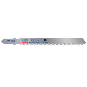 HWL 100 Panza HCS/CV pentru fierastrau vertical, prindere T, cauciuc si piele / 5 bucati, DIM 100 x 9.7 x 1.27 mm